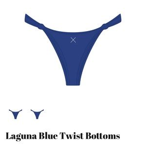 LAGUNA BLUE TWISTED BOTTOM from Boutine LA